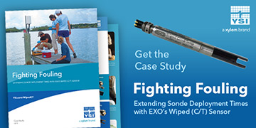Extend Water Quality Sonde Deployment Times with Wiped Sensors